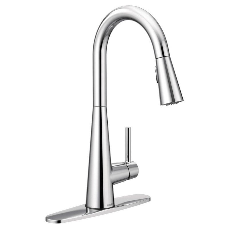 MOEN 7864SRS SLEEK ONEHANDLE PULLDOWN KITCHEN FAUCET, SPOT RESIST